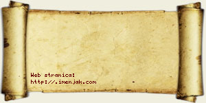 Emilija Bjelonić vizit kartica